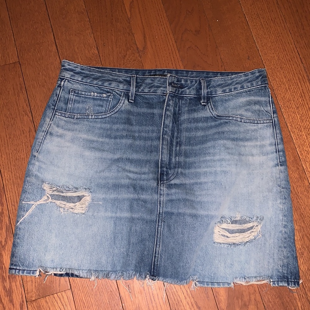 3x1 Made Here Celine denim vintage mini skirt sz30 - Picture 4 of 11